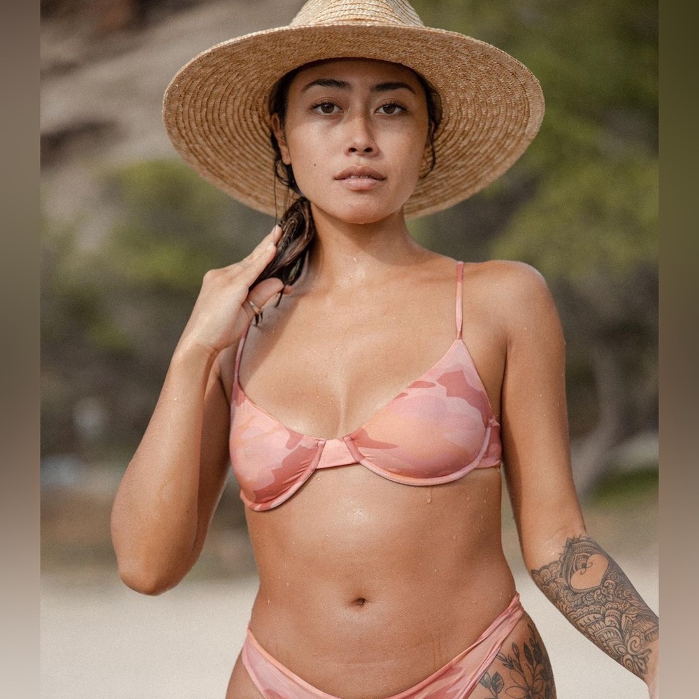 Benoa Swim Peach Bikini Set